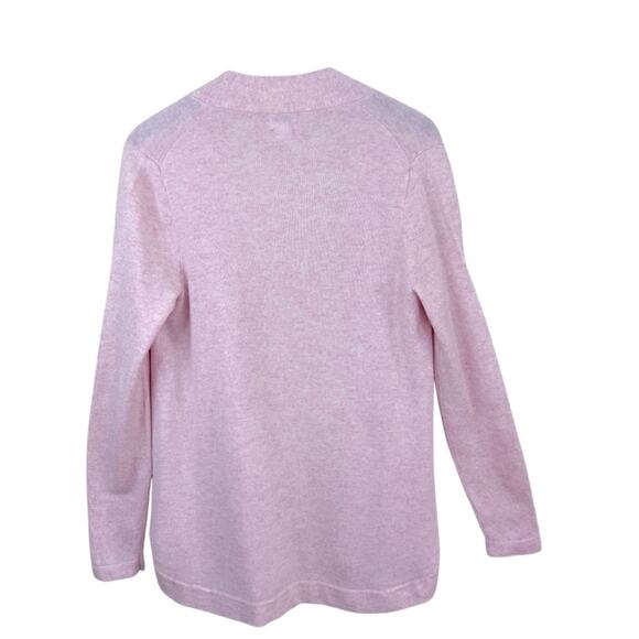 J.CREW Factory 100% Cashmere Soft Pink Open Cardigan Women’s Size S - Picture 3 of 14